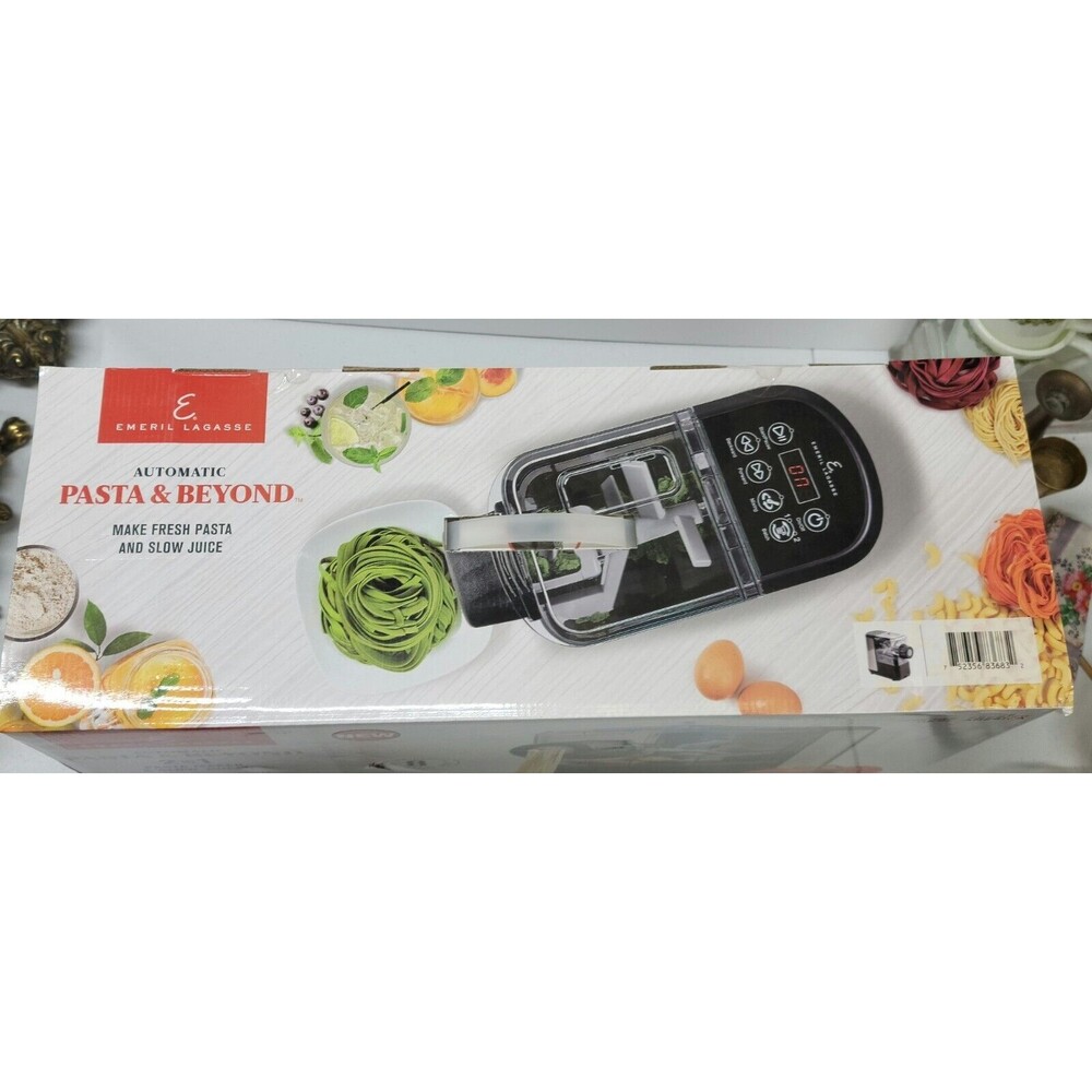NIB Sealed Emeril Lagasse Pasta & Beyond Pasta Machine Juicer/Frozen 2 in 1 - Picture 6 of 9